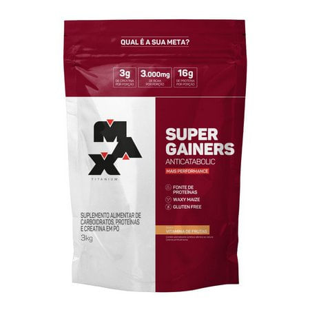 Super gainers refil 3kg vitamina de frutas