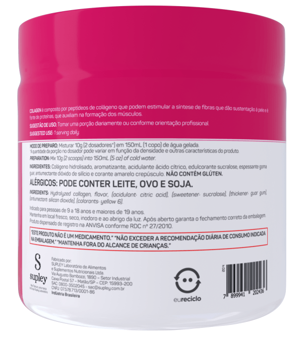 Collagen 240g tangerina