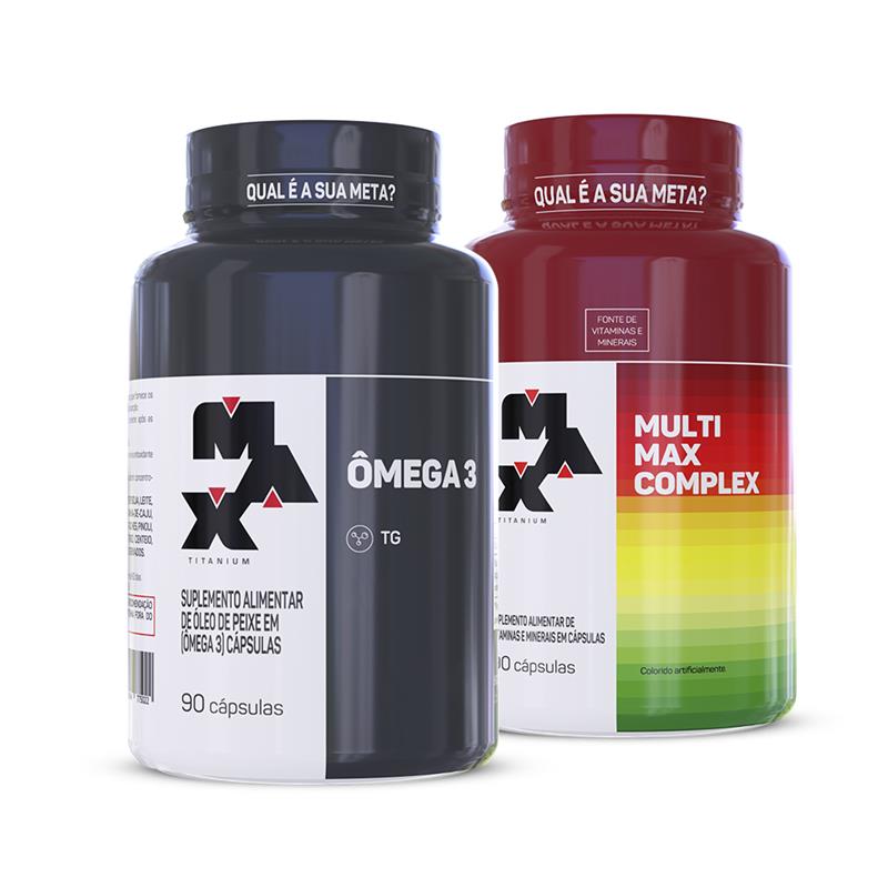 Kit Imunidade e Saúde Omega 3 90 caps + MultiMax 90 caps