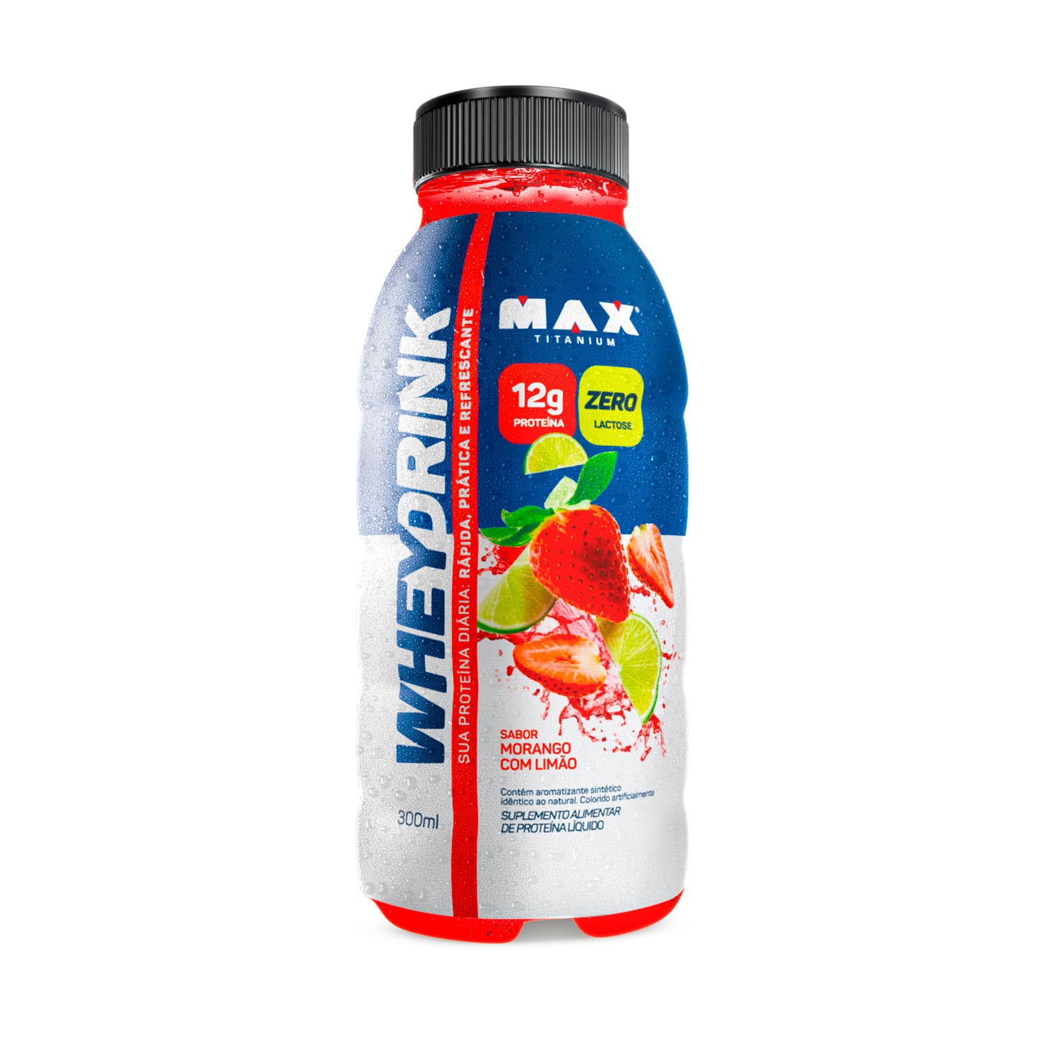 Whey drink 300ml morango com limão