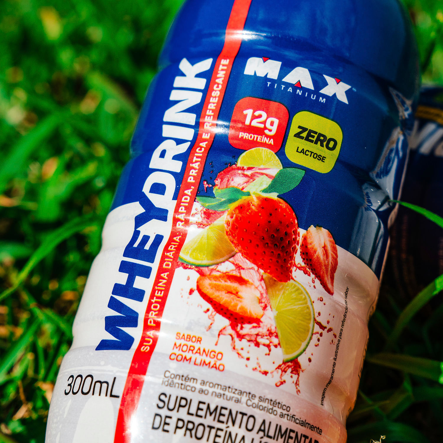 Whey drink 300ml morango com limão