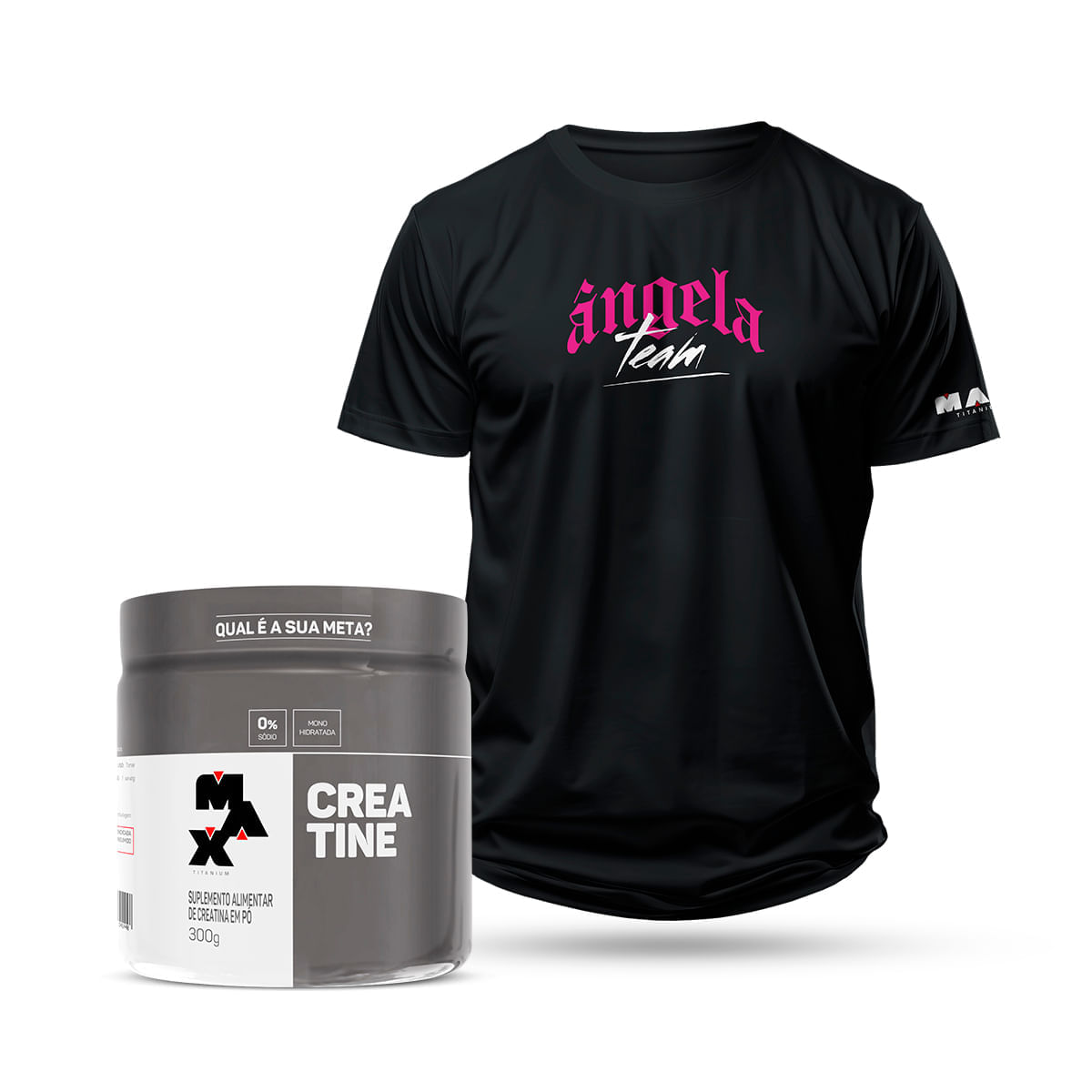 Kit Creatina 300g + Camiseta Elite Team Show - Team Angela