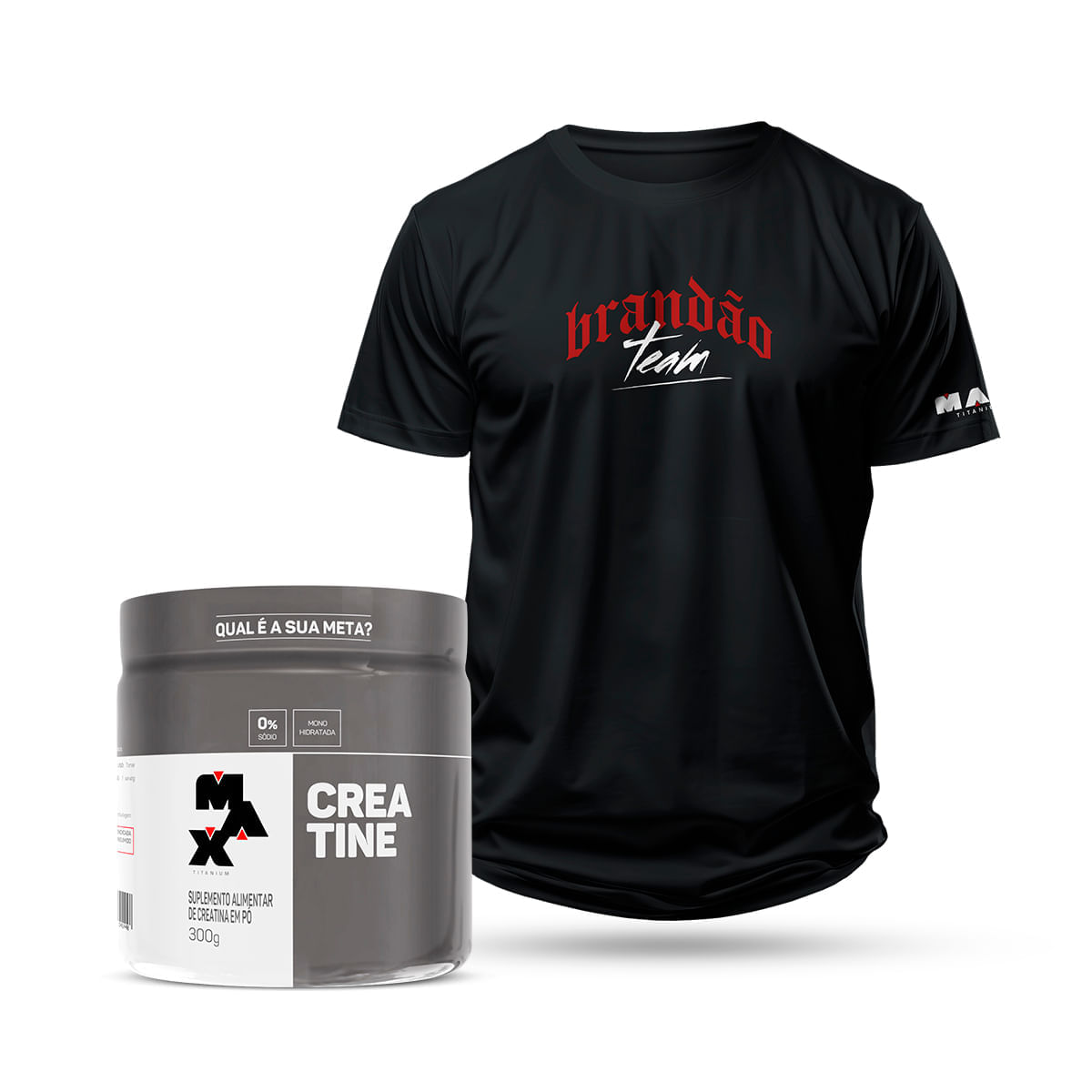 Kit Creatina 300g + Camiseta Elite Team Show - Team Brandão