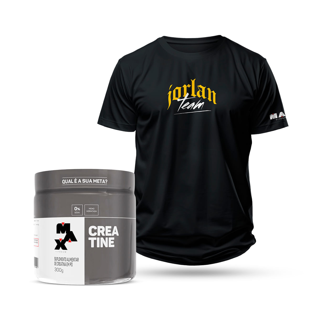 Kit Creatina 300g + Camiseta Elite Team Show - Team Jorlan