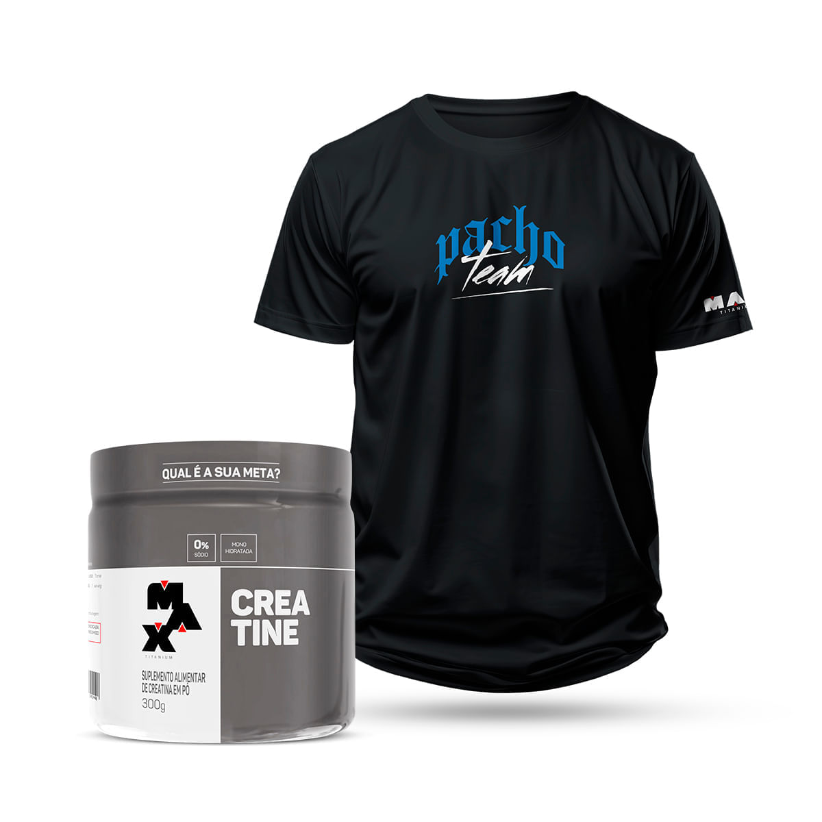 Kit Creatina 300g + Camiseta Elite Team Show - Team Pacho