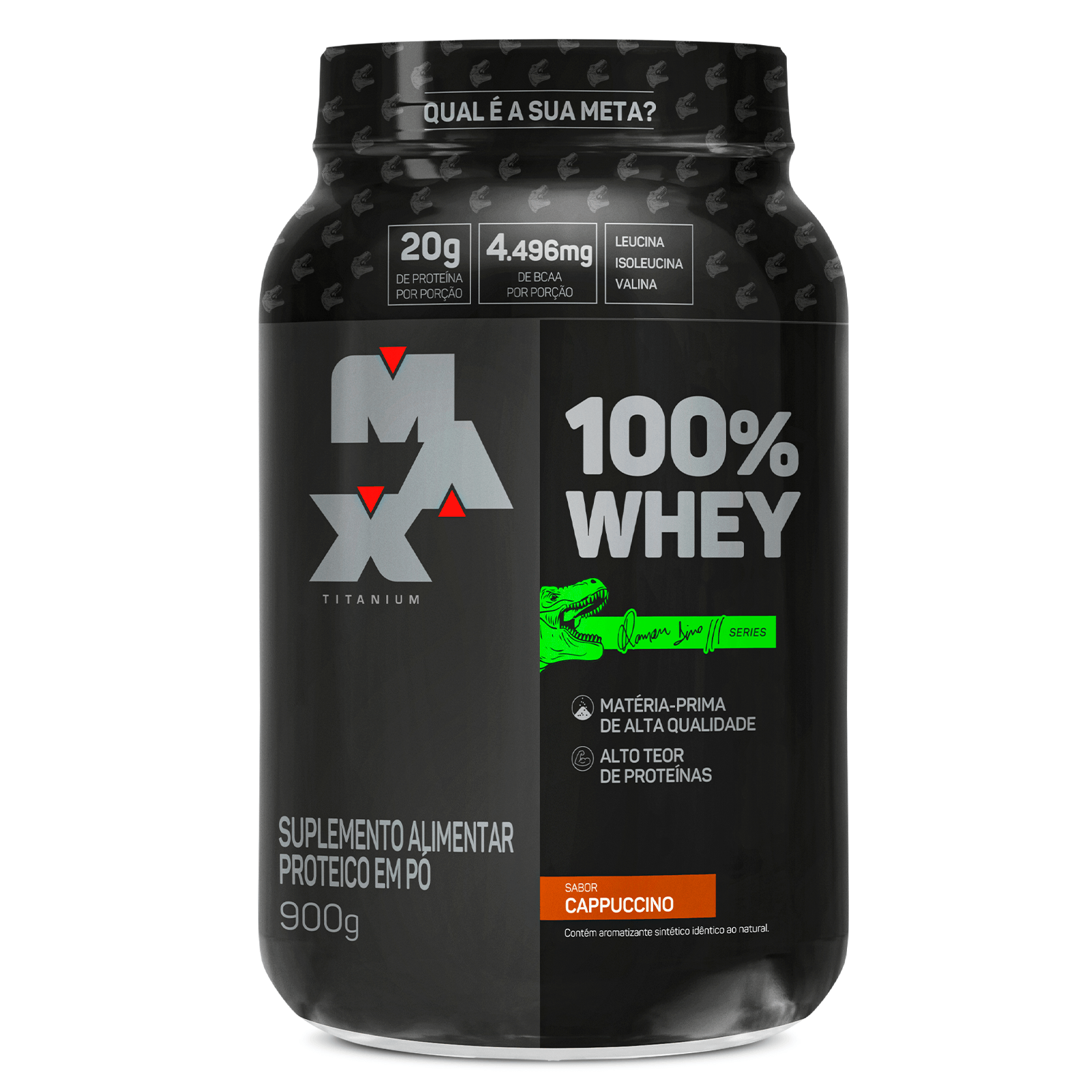 100% Whey Dino Pote 900G