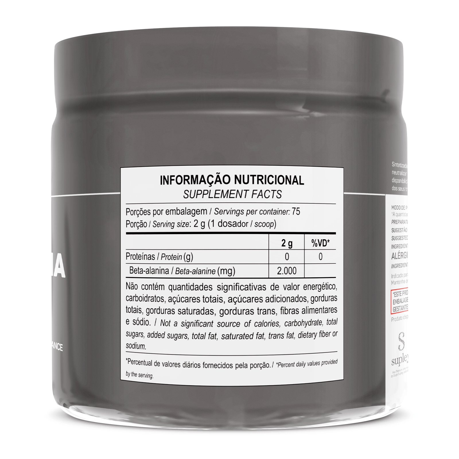 Beta-alanina 150g performance pura