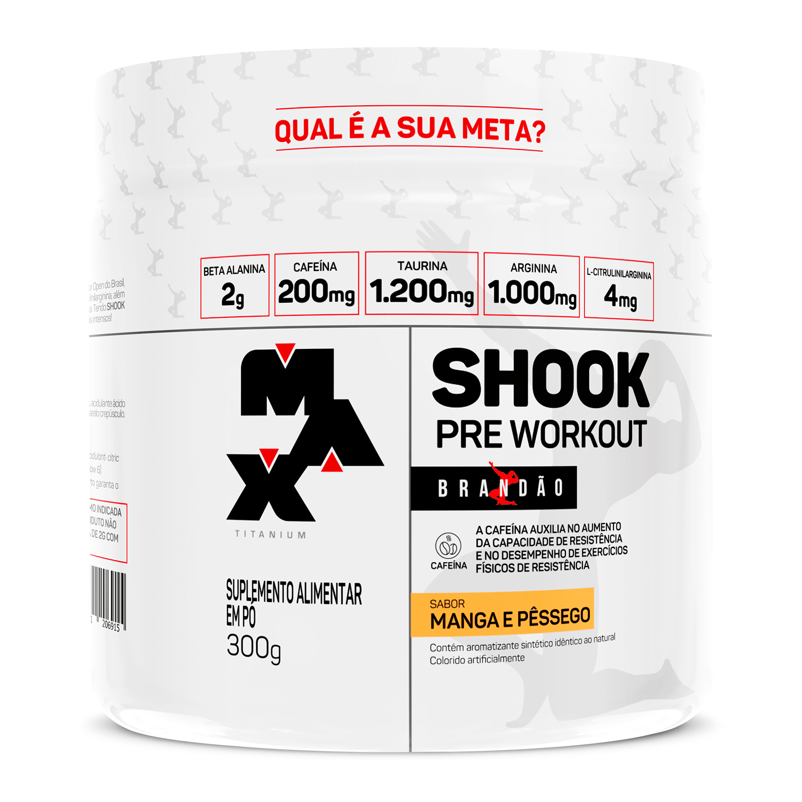 Pré treino Shook Rafael Brandão 300g