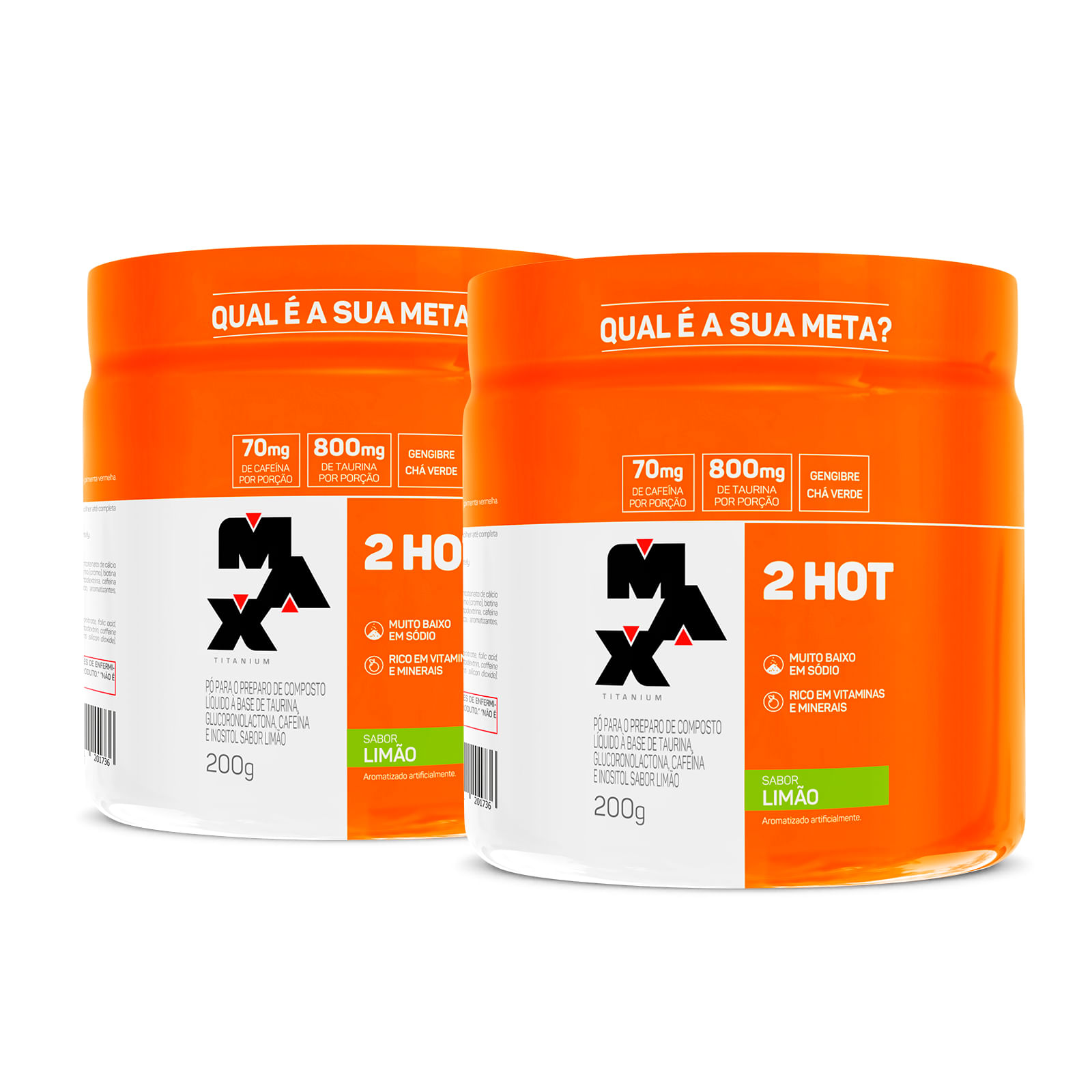 Pack 2x 2hot 200g limão + limão