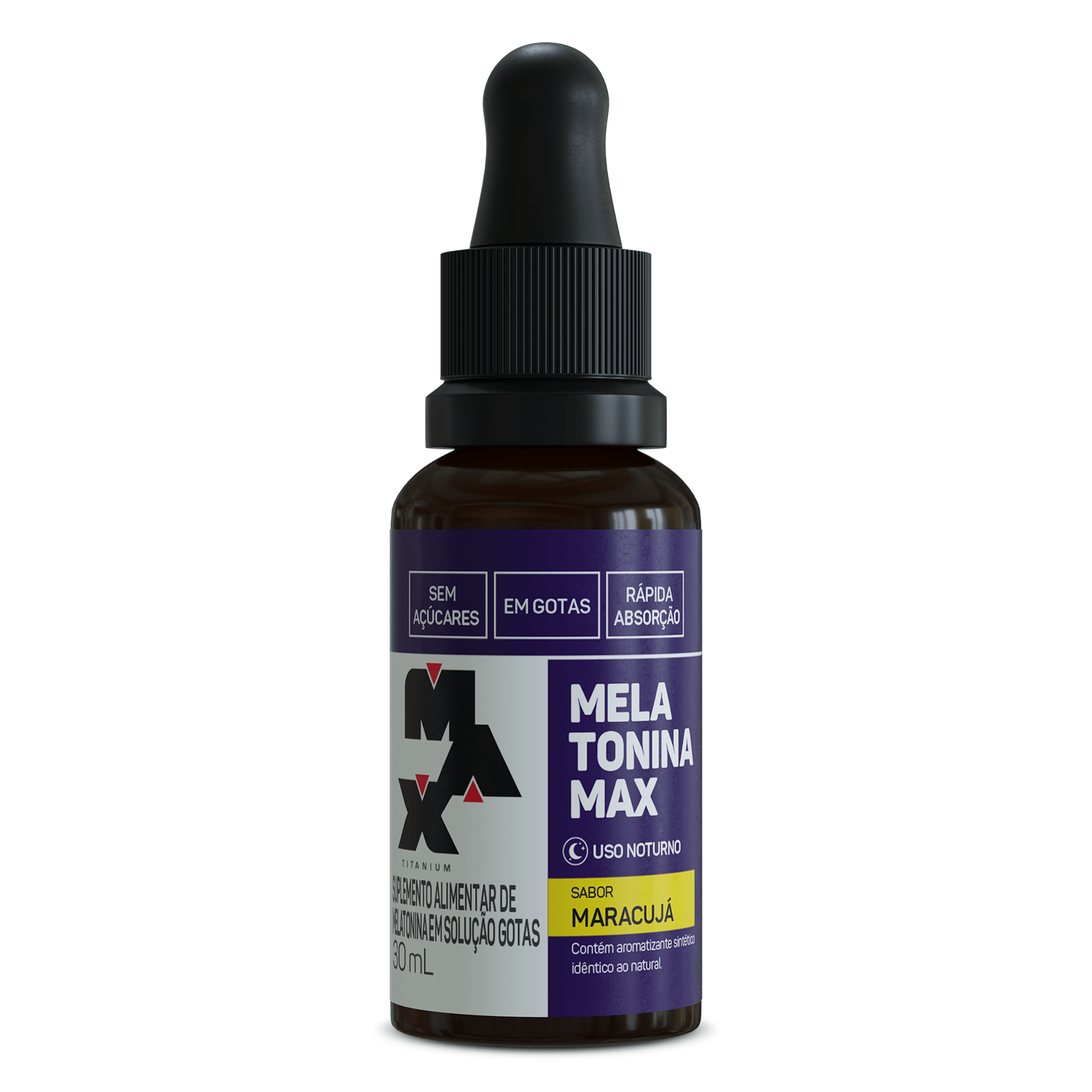 Melatonina Max Titanium em Gotas (30ml) – 21mcg