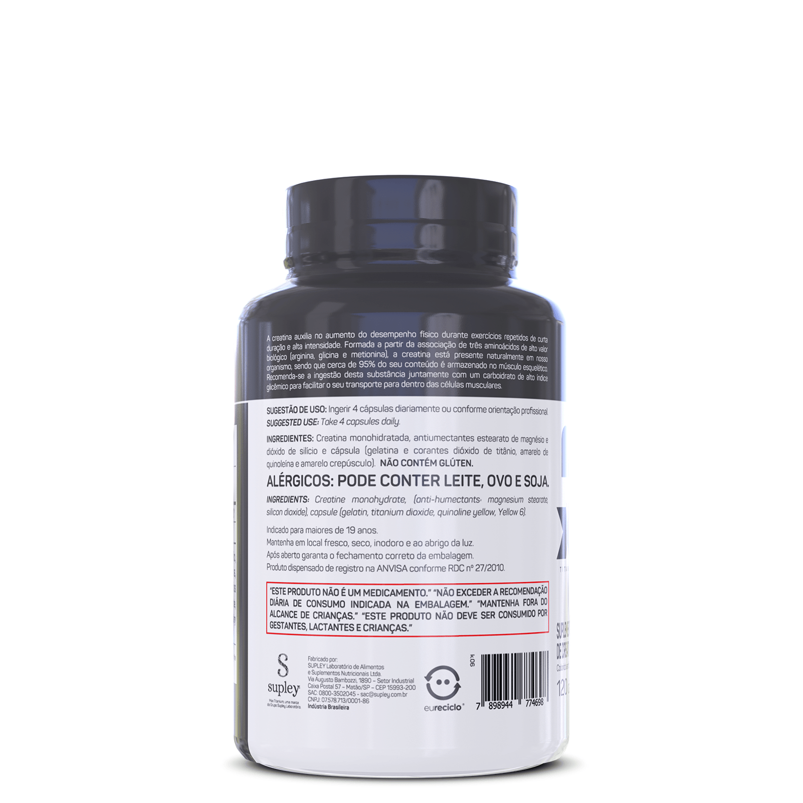 Creatine 120 caps monohidratada