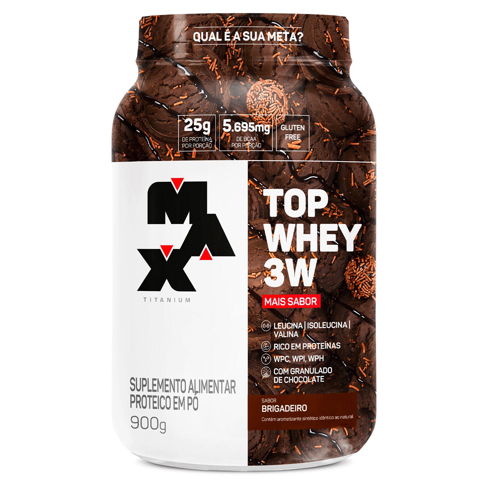 Top Whey 3W + Sabor  900G