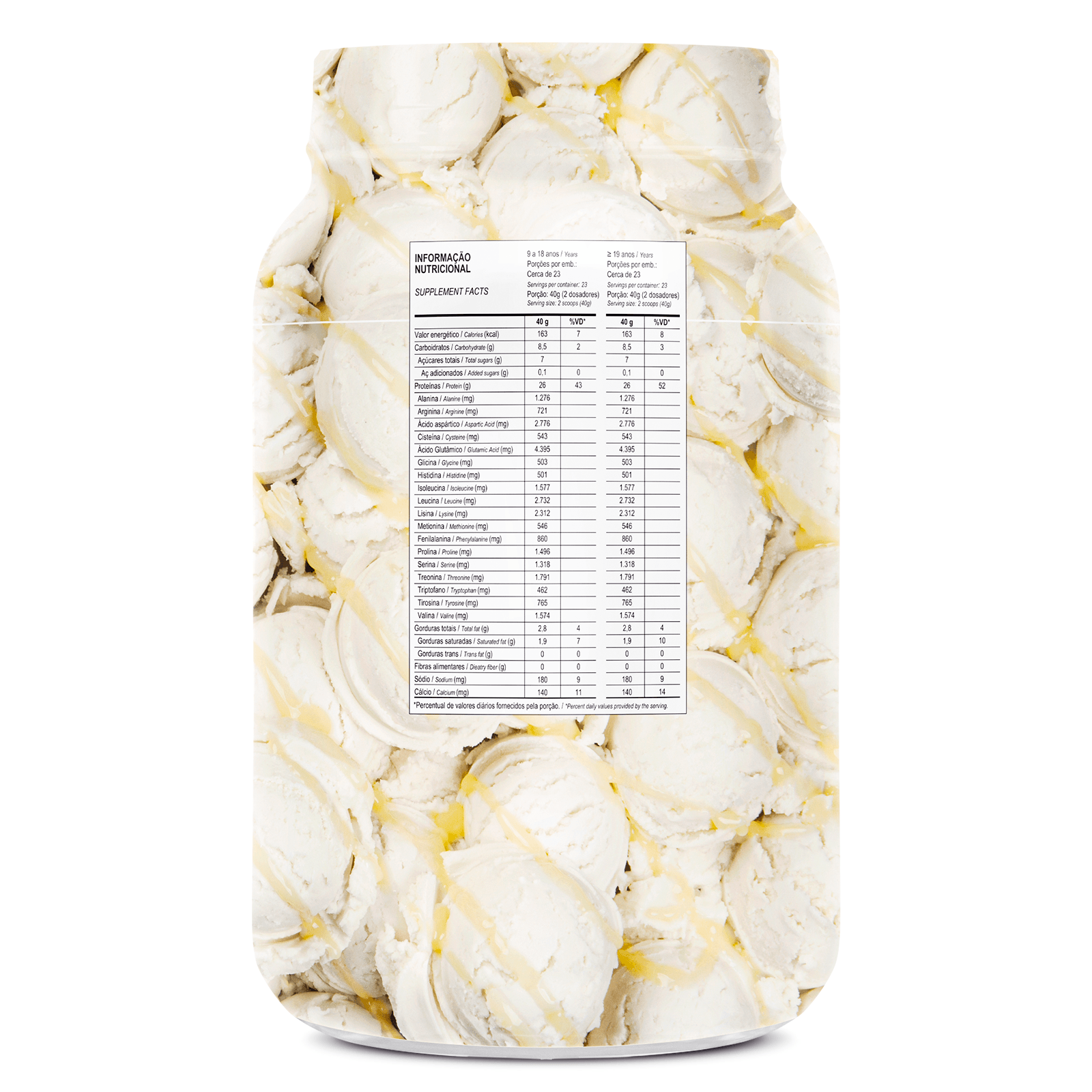 Top whey 3w + sabor  900g leite