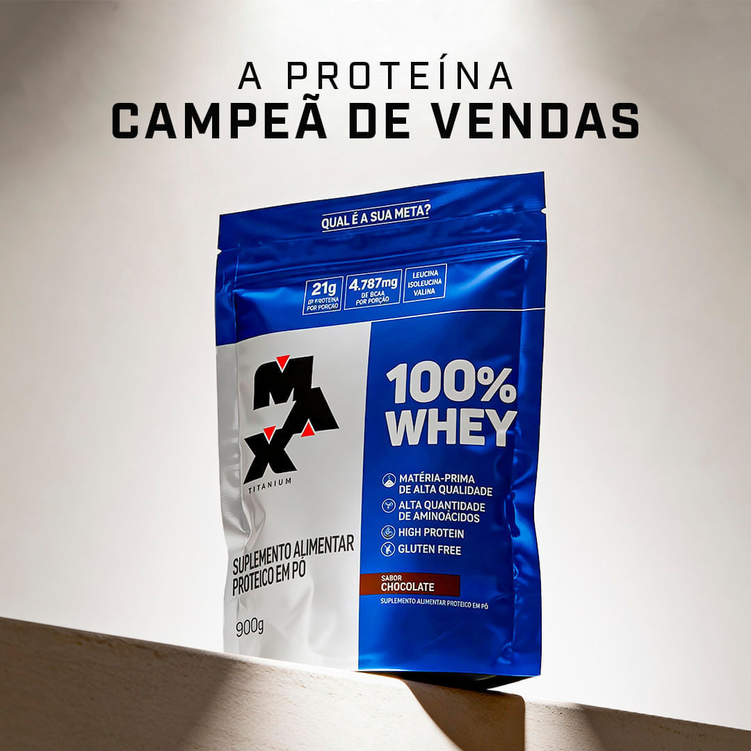 100% whey refil 900g chocolate