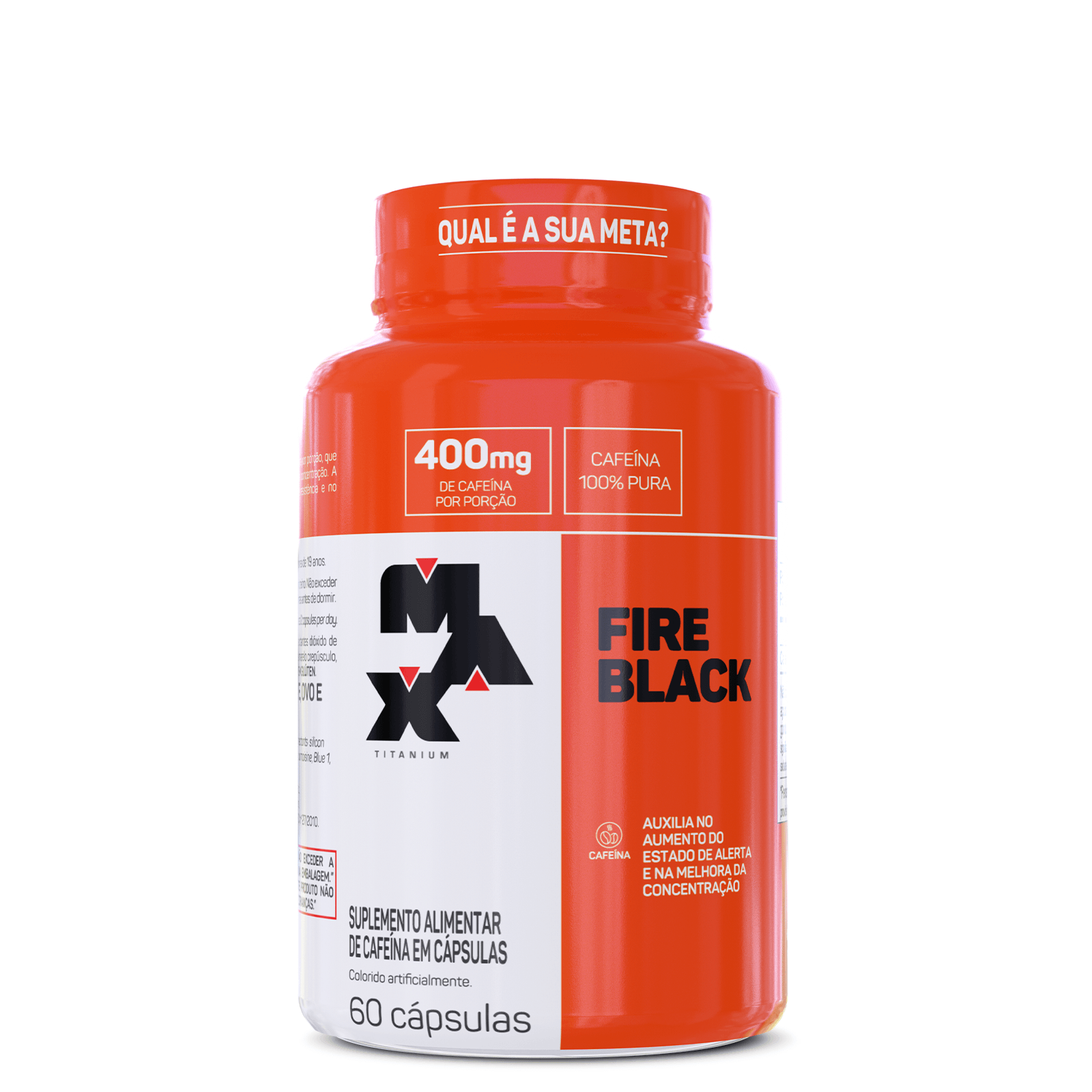 Pack 3x termogênicos fire black 60 capsulas