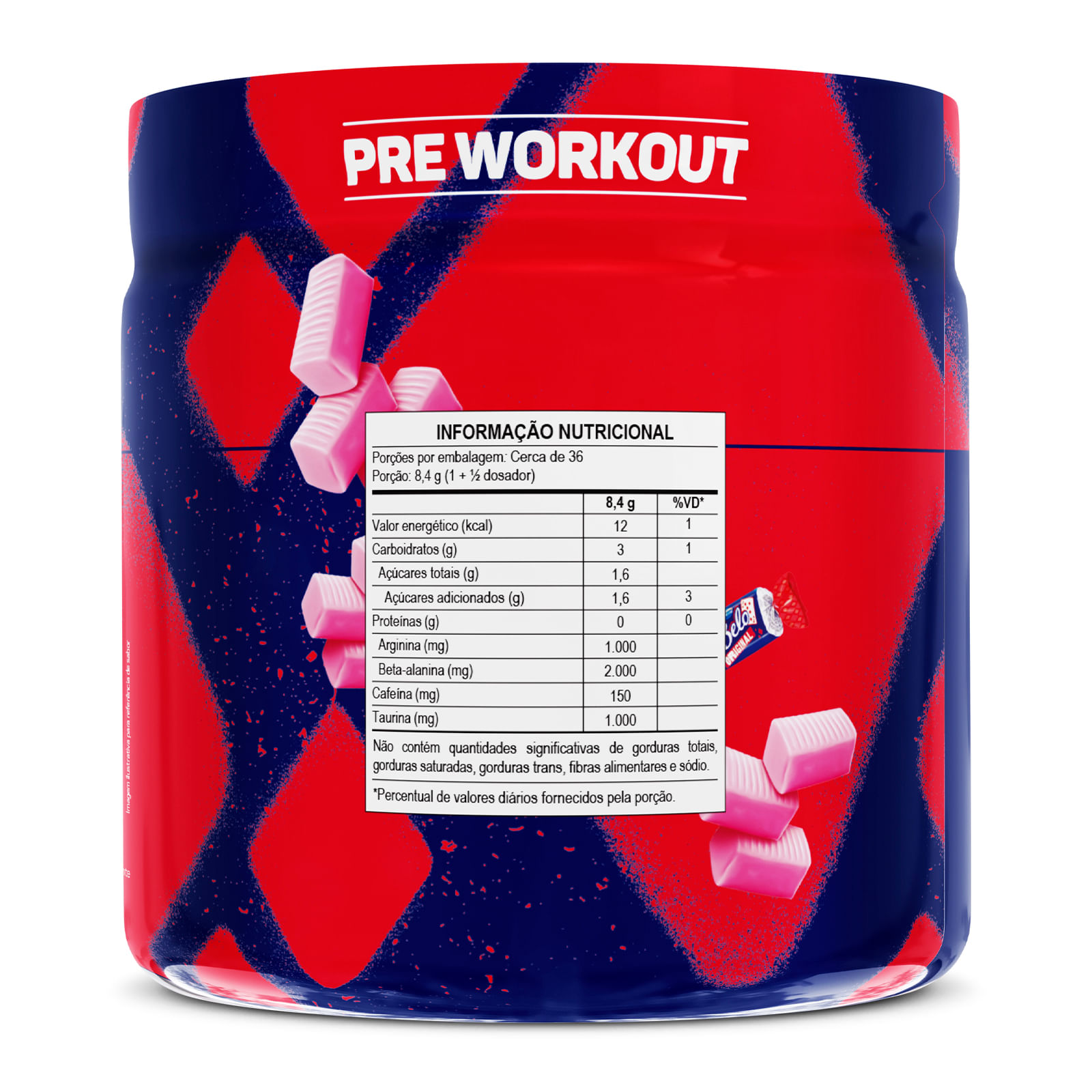 Hórus 300g sabor 7belo pré-treino — max titanium 7belo