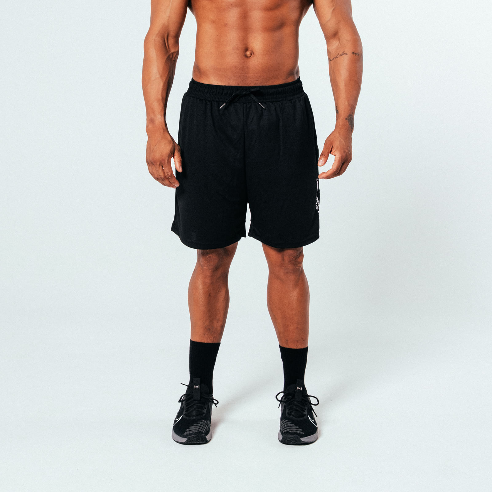 Bermuda Masculina Treino e Banho - Preta