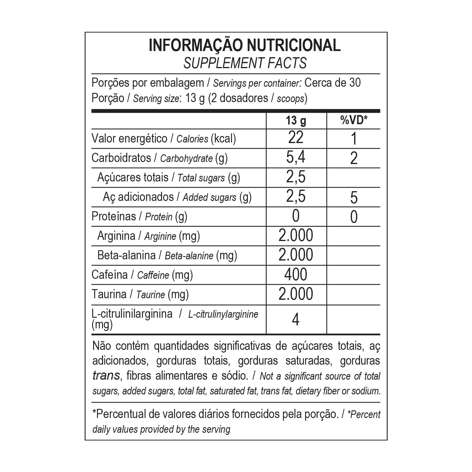 Hórus elite 390g pré-treino 400mg cafeína — max titanium pink lemonade
