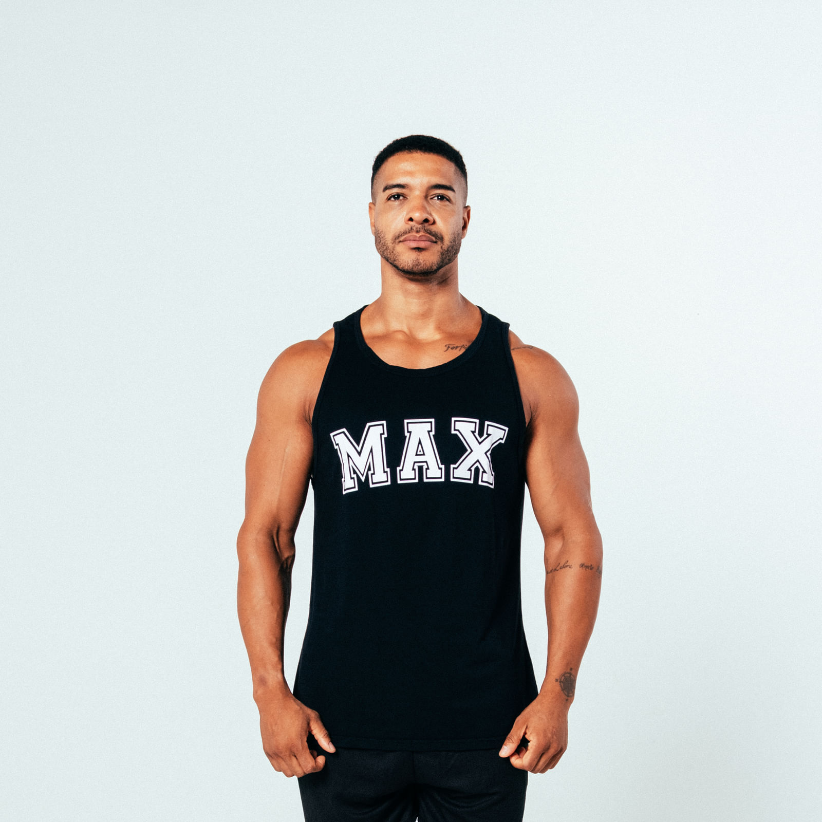 Regata Masculina Max Titanium - Preta