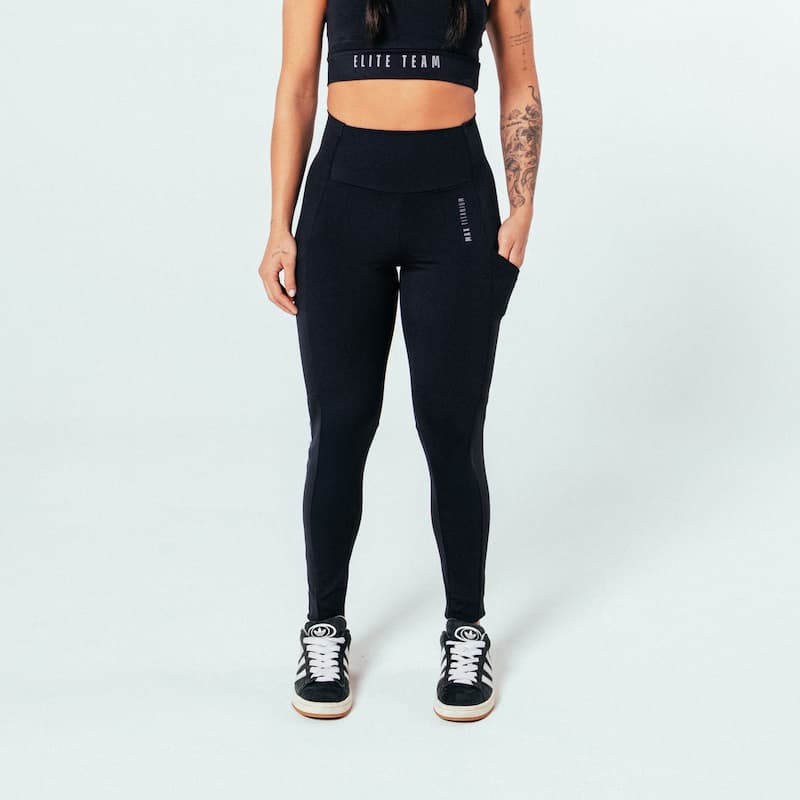 Legging Max Titanium com Bolso - Preto
