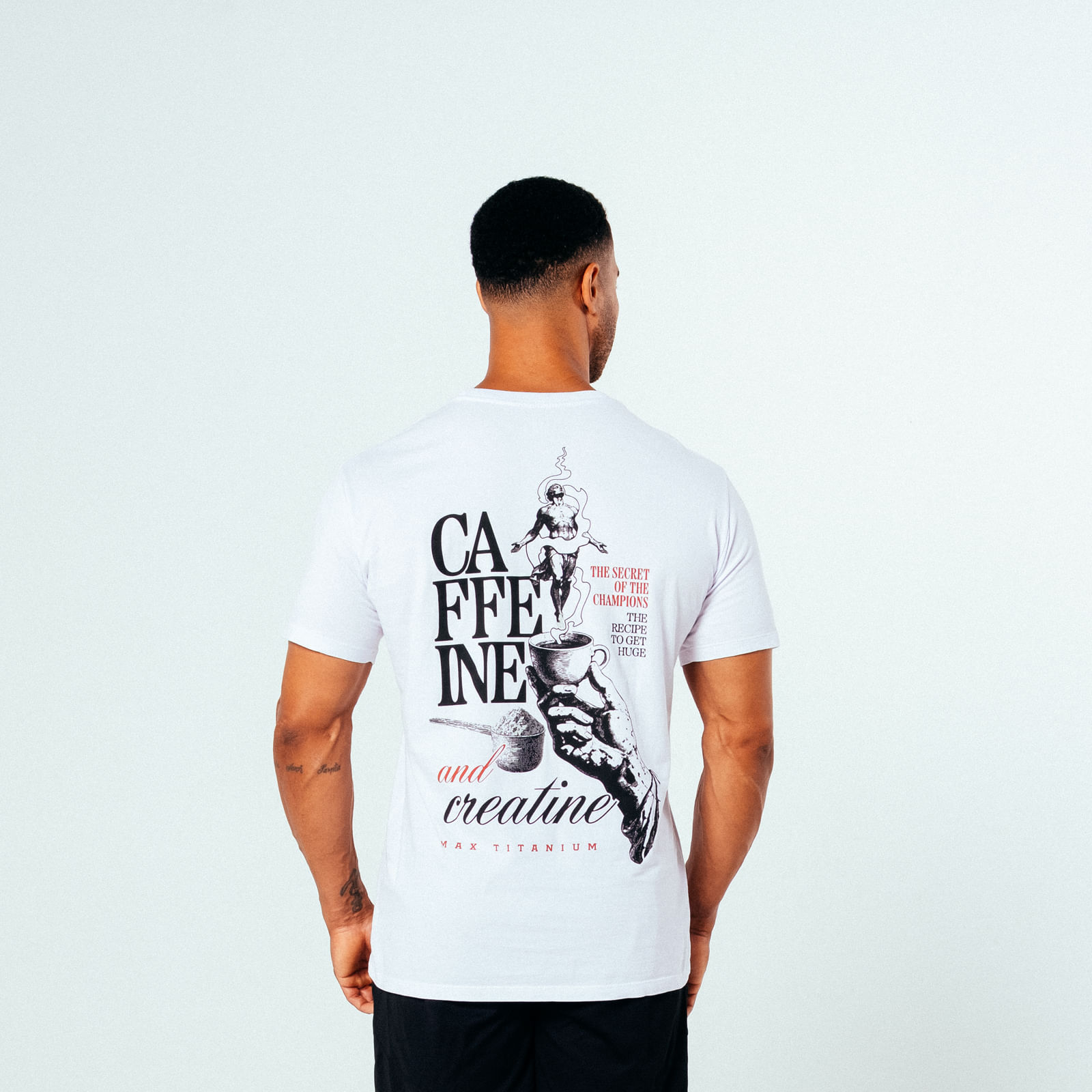 Camiseta Masculina Caffeine - Branca