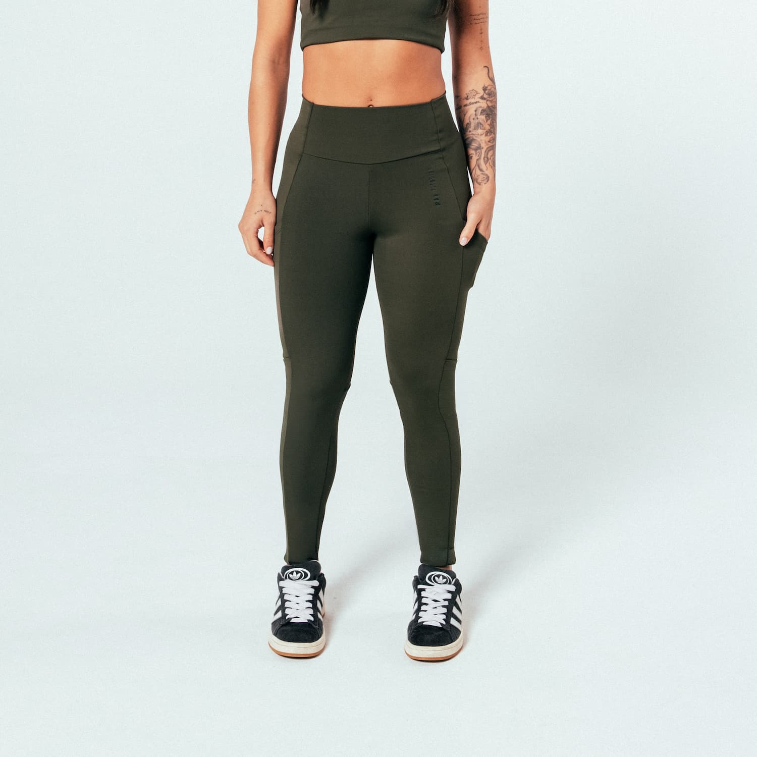 Legging Max Titanium com Bolso - Verde