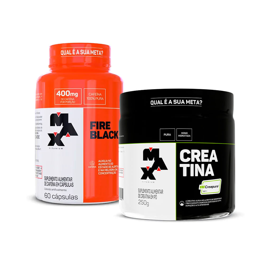 Kit G3XFC Winner Fire black + Creapure 250g